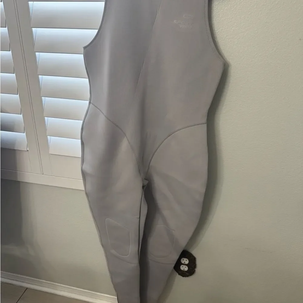 Brand new skims SKIMS Light Gray Sleeveless whole body swim suit 2XL
